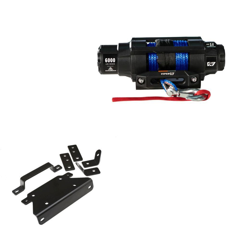 Load image into Gallery viewer, Viper 6000lbs V3 Winch Blue Rope With Mount For Can-Am Renegade 800 2007-2011