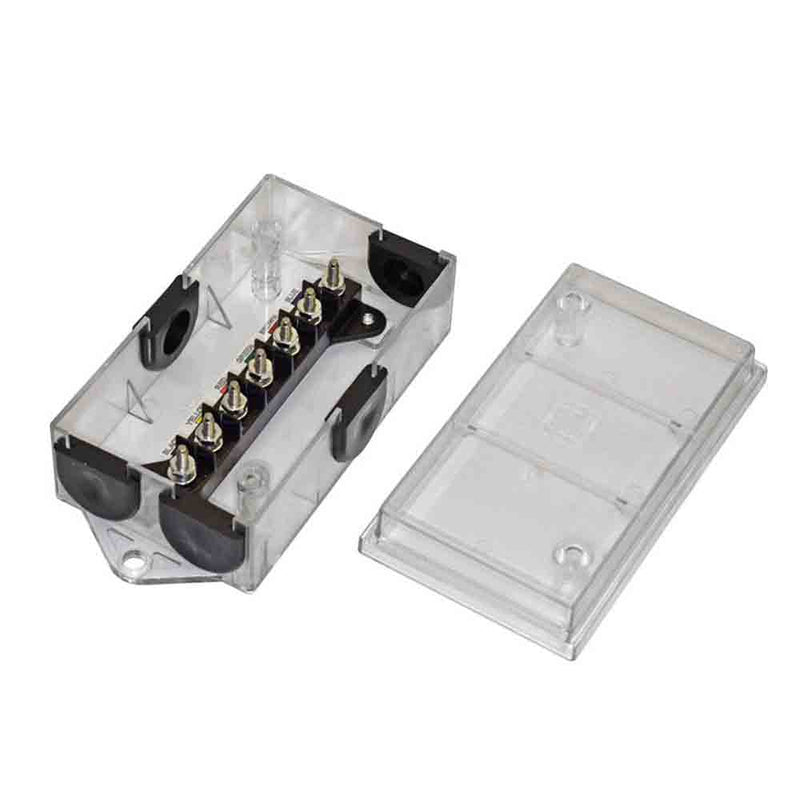 Load image into Gallery viewer, 7-Way Plug (8 Ft Length) Cord with 7-way Translucent Junction Box