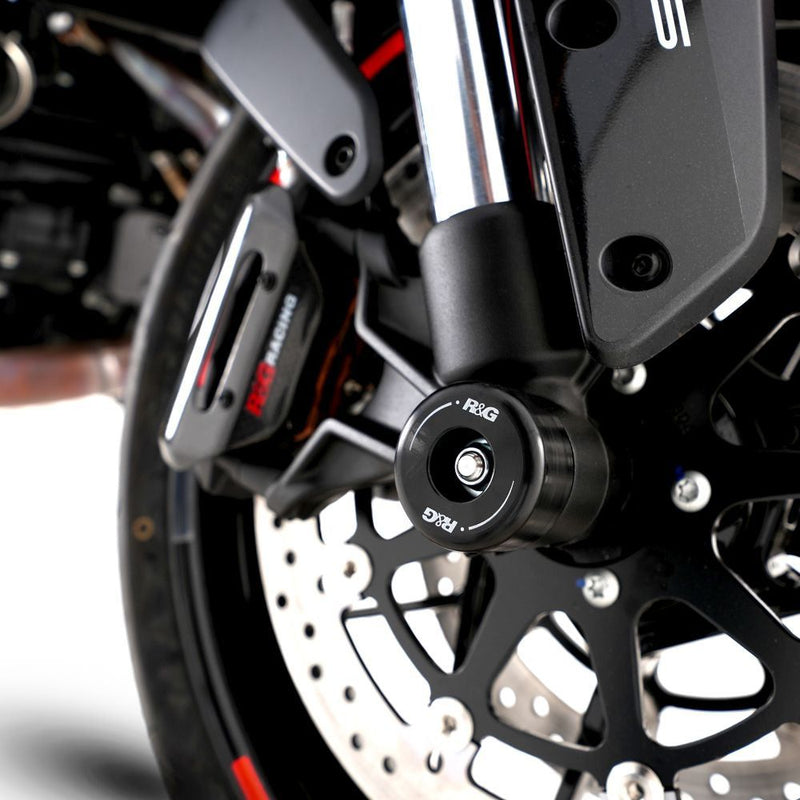 Load image into Gallery viewer, R&G Racing Black Fork Protectors For 2023-2024 CF-Moto 800NK