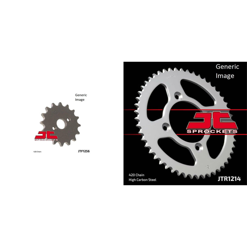 Load image into Gallery viewer, JT SPROCKETS Front and Rear Steel Sprocket Kit for OffRoad HONDA XR70R 2000-2003
