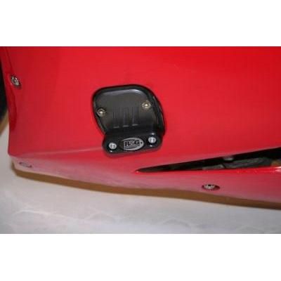 Load image into Gallery viewer, R&G Racing Black Engine Case Sliders LHS ECS0019BK