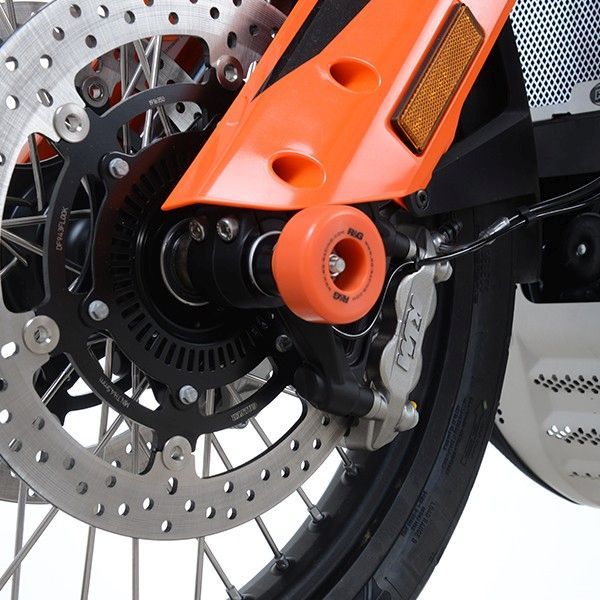 Load image into Gallery viewer, R&G Racing Orange Fork Protectors For 2022-2023 KTM 1290 Super Adventure R