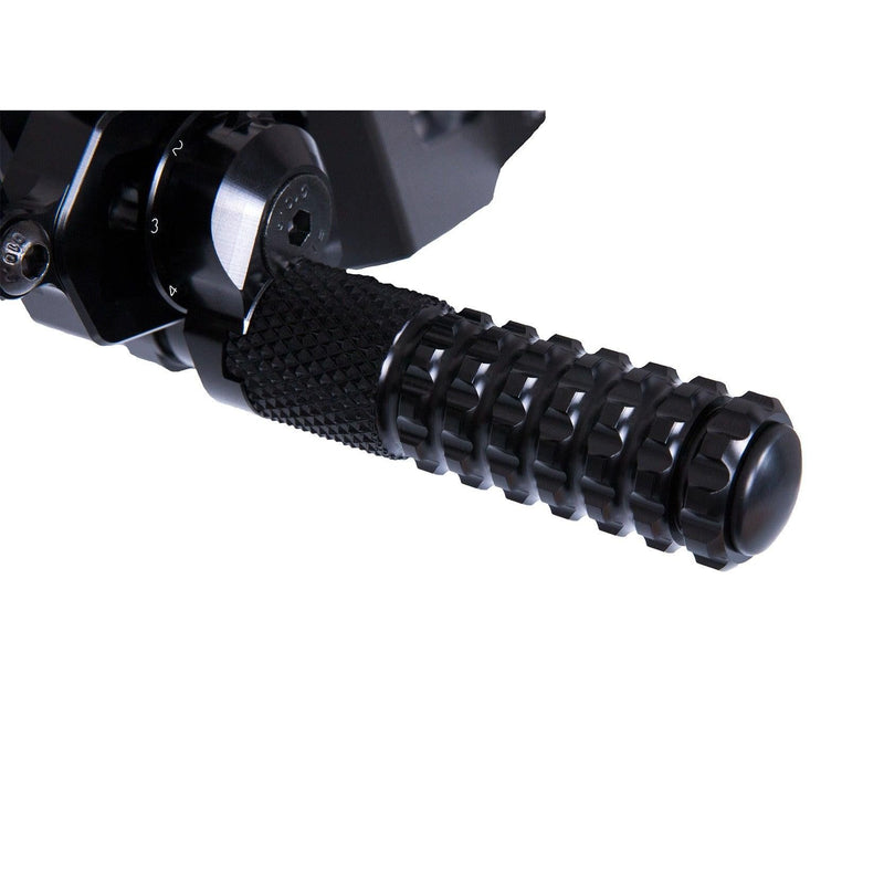 Load image into Gallery viewer, Vortex Racing Adjustable Rear Set Black - RS184K