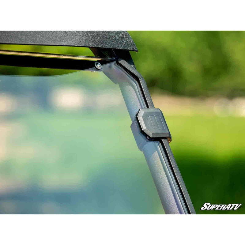 Load image into Gallery viewer, SuperATV Kawasaki Mule PRO-MX Scratch-Resistant Full Windshield WS-K-MULEMX-70