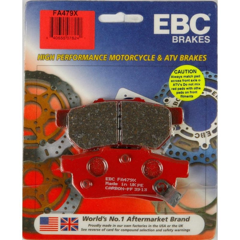 Load image into Gallery viewer, EBC 1 Pair Performance X-Series Carbon Brake Pads MPN FA479X