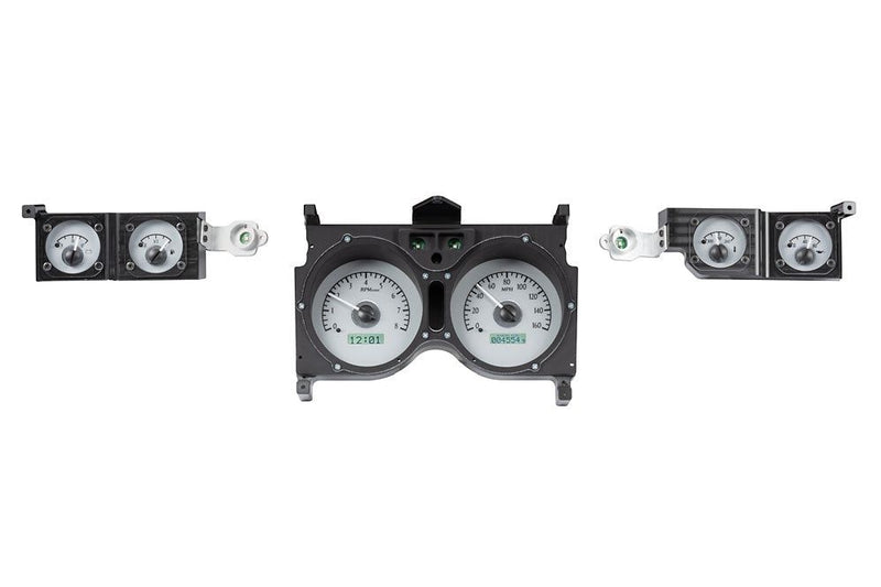 Load image into Gallery viewer, Dakota Digital 1973-1977 Chevrolet Malibu/Monte Carlo/El Camino/GMC Sprint VHX Silver White Display Gauge Kit VHX-73C-CVL-S-W