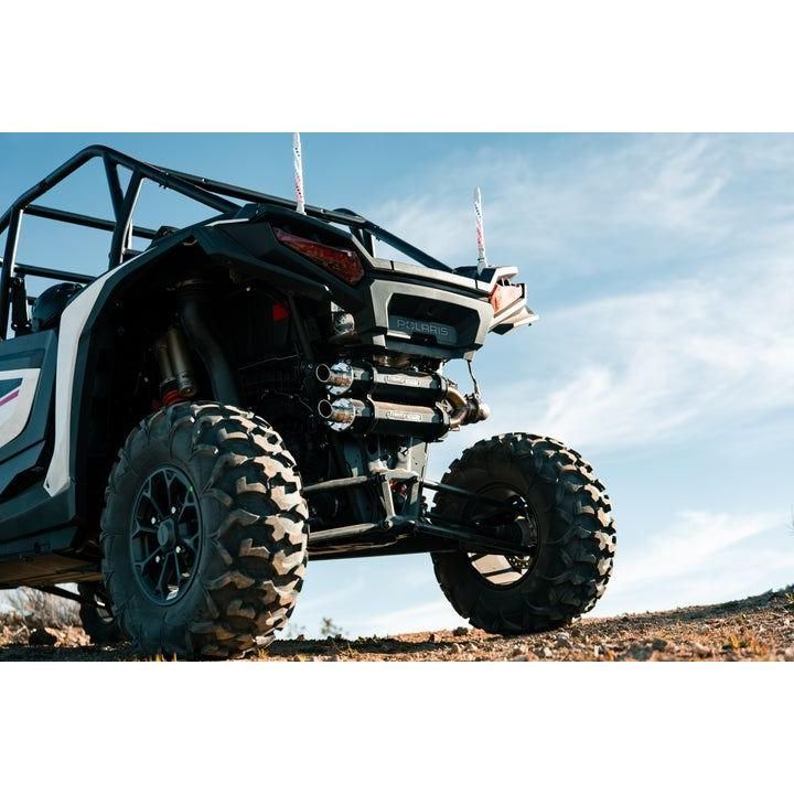 Load image into Gallery viewer, Trinity Racing Stage 5 Dual Slip On Exhaust Black Muffler TR-4186S-BK