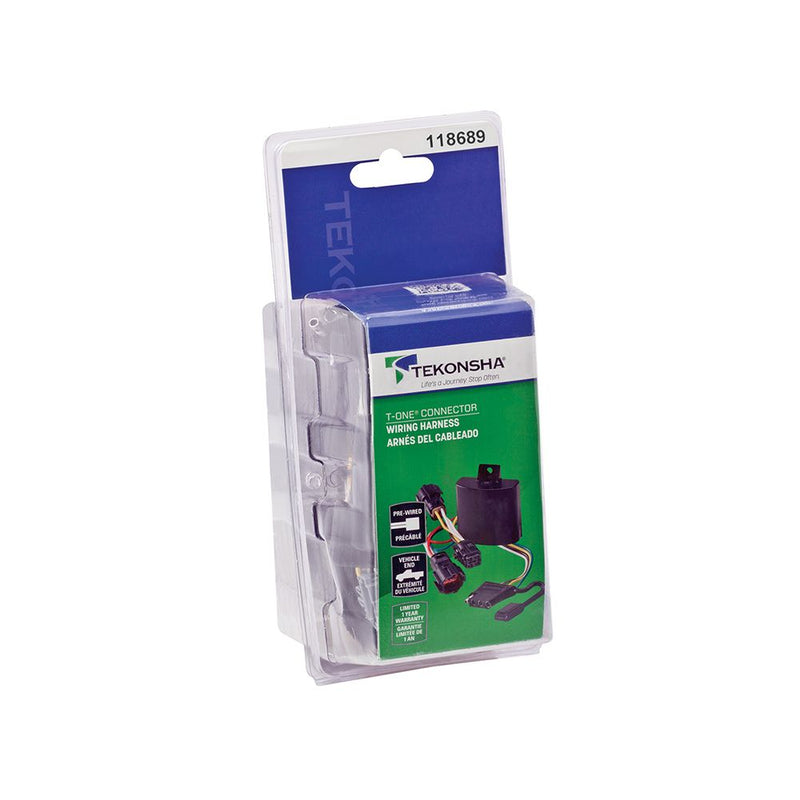 Load image into Gallery viewer, T-One T-Connector Harness, 4-Way Flat, w/Circuit Protected Module fits Select Chevrolet Malibu, Except Premier (New Body Style)