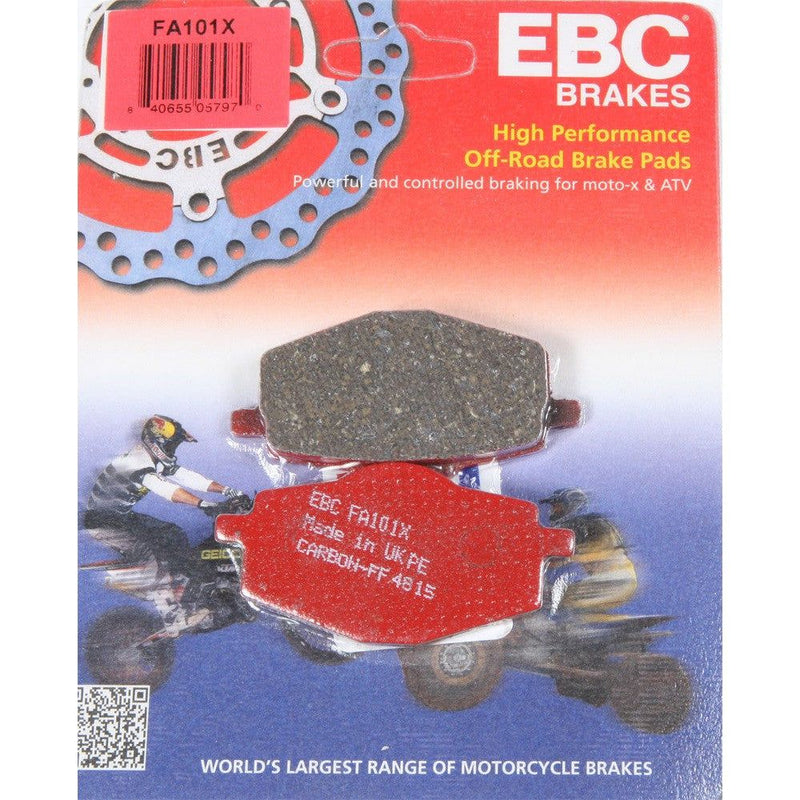 Load image into Gallery viewer, EBC 1 Pair Performance X-Series Carbon Brake Pads MPN FA101X
