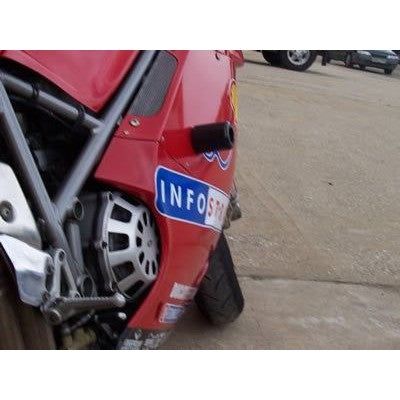 Load image into Gallery viewer, R&G Racing Black Classic Style Crash Protectors For 2002-2003 Ducati 748 Biposto