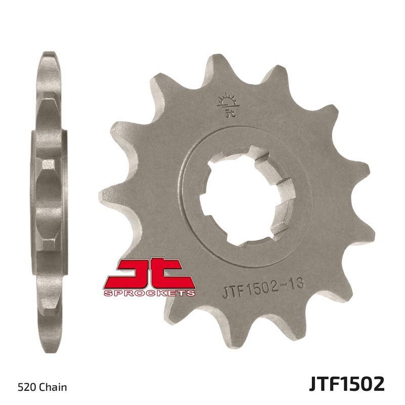 Load image into Gallery viewer, JT Sprockets Front Steel Sprocket 13 Tooth 13T 520 Chain JTF1502.13