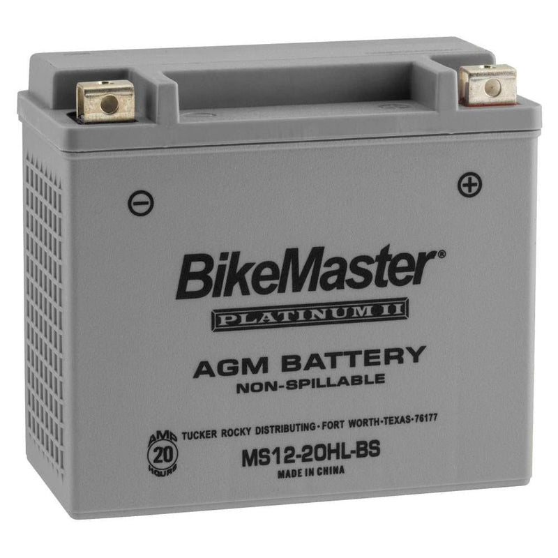 Load image into Gallery viewer, BikeMaster AGM 12V Platinum Battery For Polaris Scrambler 850 2014-2019 Grey