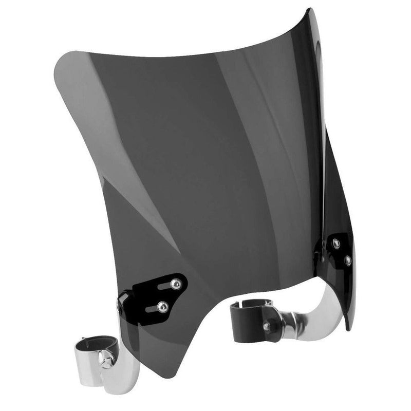 Load image into Gallery viewer, National Cycle Mohawk Windshield Long Curved Arms Chrome N2841-001