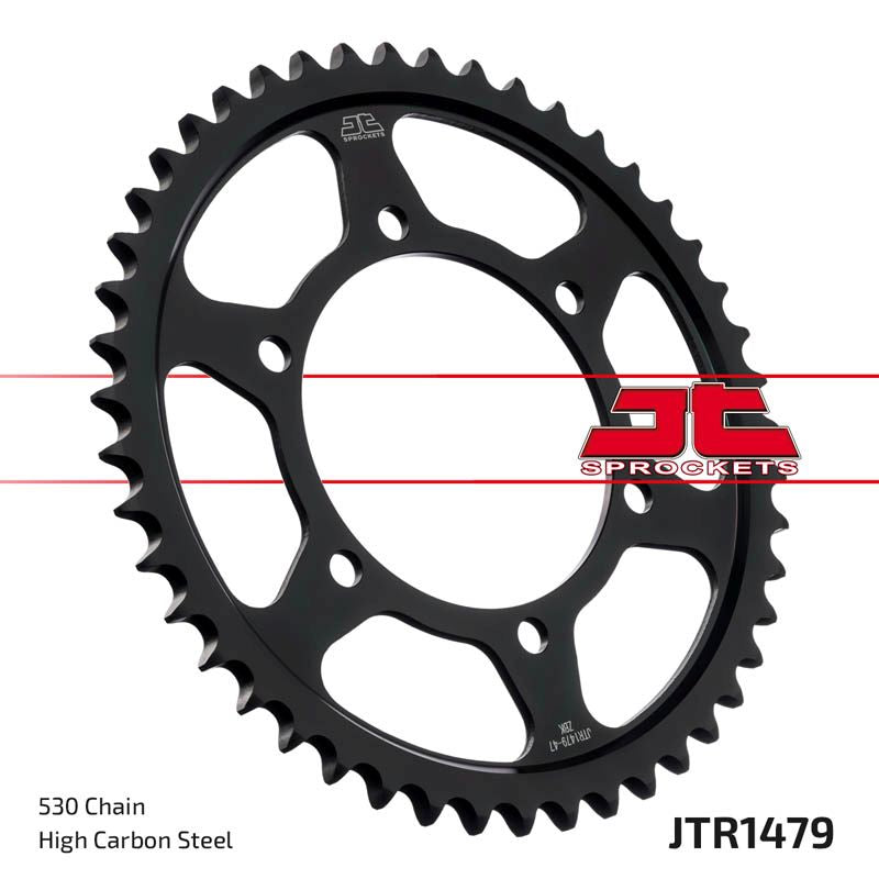 Load image into Gallery viewer, JT Sprockets Front Steel Sprocket 38 Tooth 38T 530 Chain JTR1479.38zbk