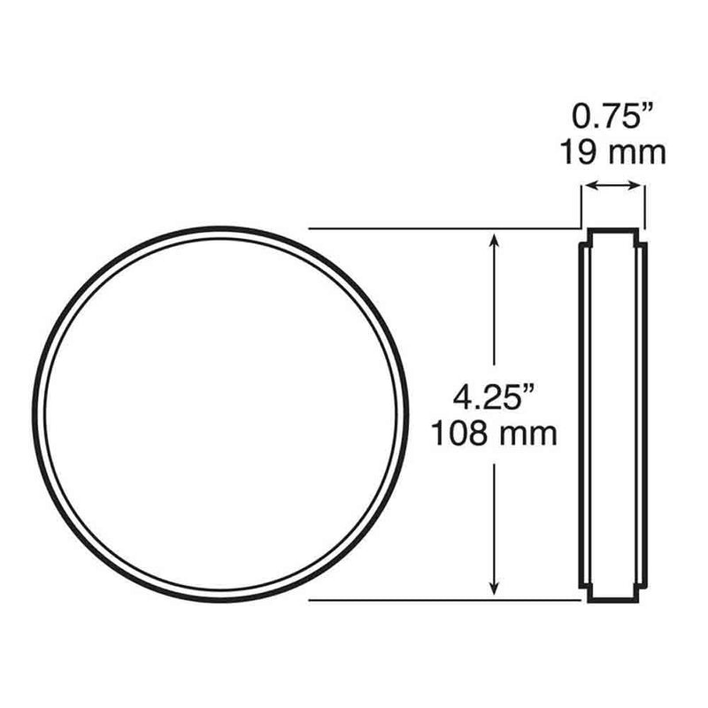 Load image into Gallery viewer, 4 Inch Round LED Trailer Tail Light - Amber