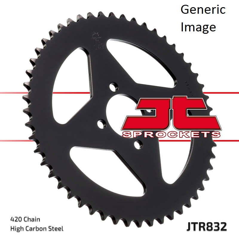 Load image into Gallery viewer, JT SPROCKETS Front and Rear Steel Sprocket Kit for OffRoad YAMAHA MX80 1980-1982