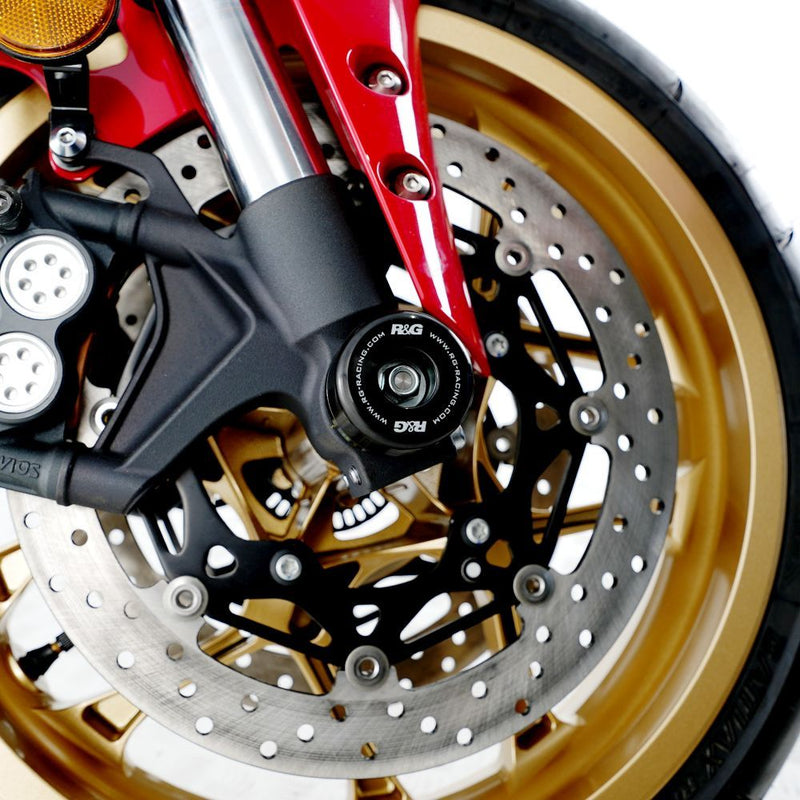 Load image into Gallery viewer, R&G Racing Black Fork Protectors For 2018-2024 Yamaha MT-10