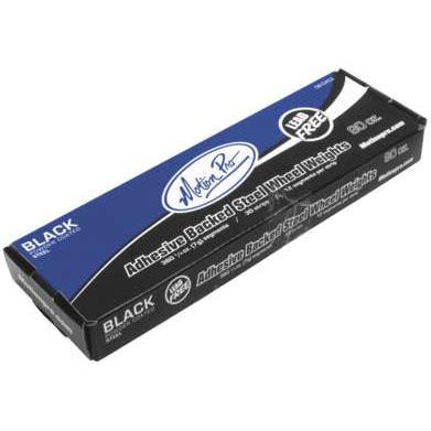 Load image into Gallery viewer, Motion Pro Black Steel Wheel Weights 90 oz Box 360 x 1/4 oz 08-0453