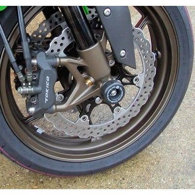 Load image into Gallery viewer, R&G Racing Black Fork Protectors For 2006-2007 Kawasaki Ninja ZX10R ZX1000D