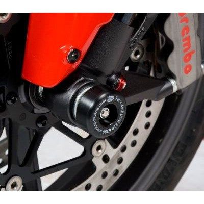 Load image into Gallery viewer, R&G Racing Black Fork Protectors For 2007-2008 Ducati 1098 S