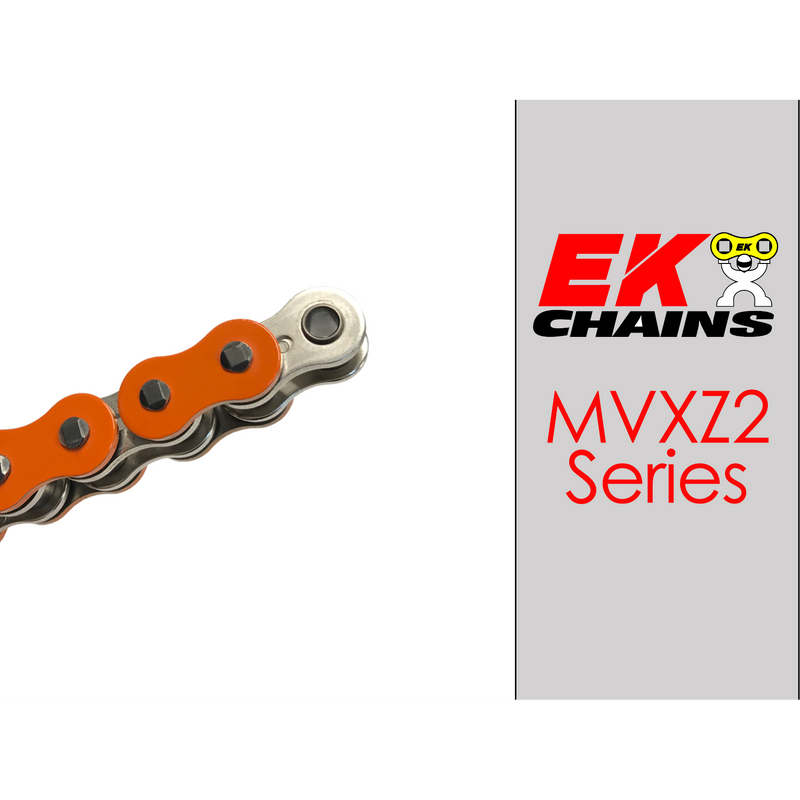 Load image into Gallery viewer, EK 530-MVXZ2 Motorcycle Drive Chain (Specify Links and Color) Rivet Master Link