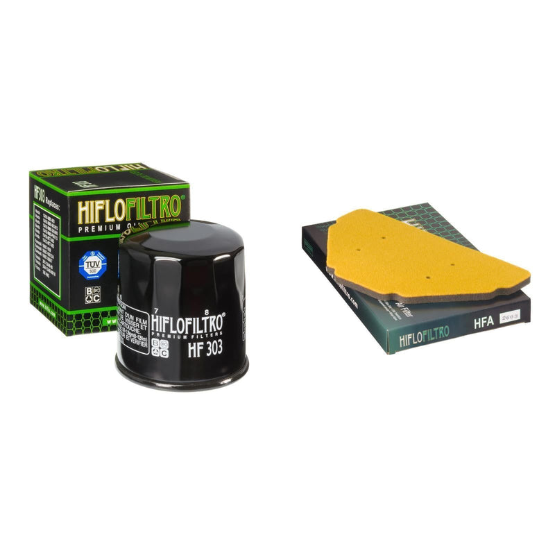 Load image into Gallery viewer, HIFLO FILTRO Oil and Air Filter Kit for KAWASAKI ZX600 F1-F3 ZX6-R Ninja 95-97