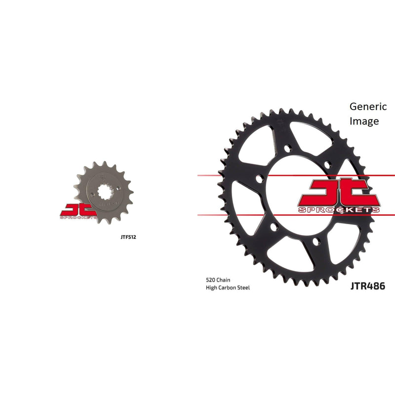 Load image into Gallery viewer, Front & Rear Sprocket Kit for Street KAWASAKI EX500D Ninja 1994-2009