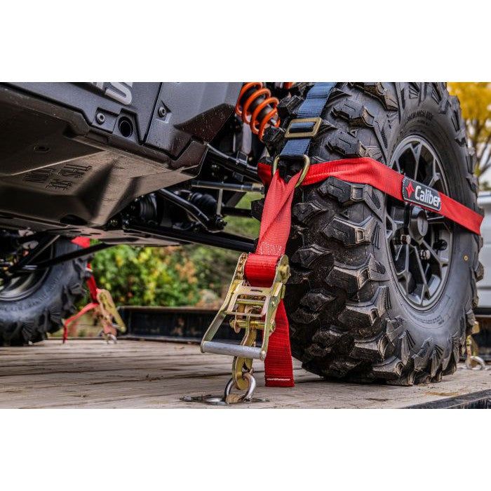 Load image into Gallery viewer, Caliber Trailblazer Orv Tie-Downs - 4 Pack with Carry Bag 13594