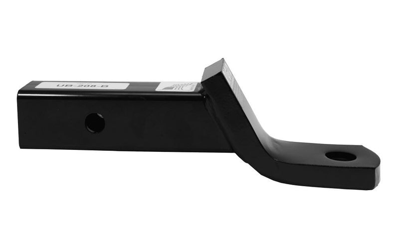 Load image into Gallery viewer, Rigid Hitch (UB-208-B) Ball Mount for 2" Receivers - 2" Drop - 3/4" Rise - 8" Length - Made in USA