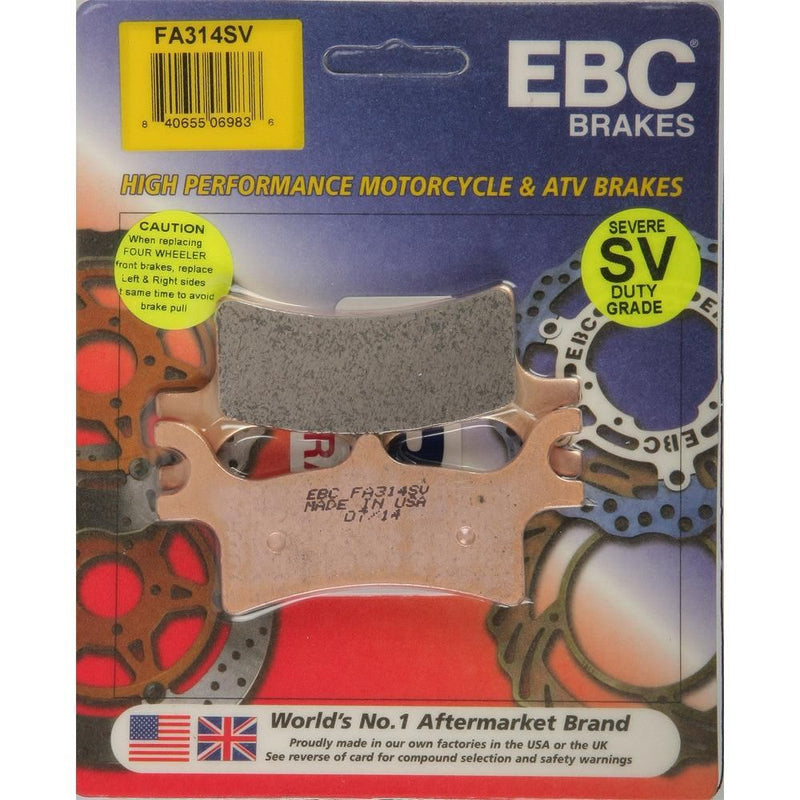 Load image into Gallery viewer, EBC 1 Pair SV Series Severe Duty Brake Pads MPN FA314SV