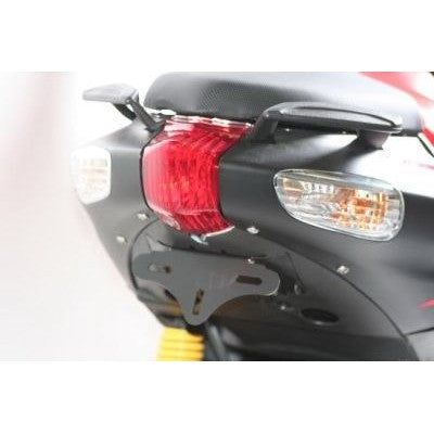 Load image into Gallery viewer, R&G Racing Black Tail Tidy License Plate Holder For 2007-2008 Aprilia SR50