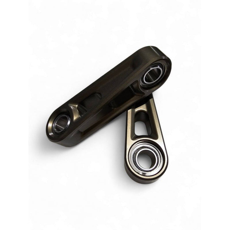 Load image into Gallery viewer, Elektric Offroad Volt Series Ultra Heavy Duty Gun Metal Gray Front Billet Sway Bar Links For Can-Am Maverick X3 2017-2024