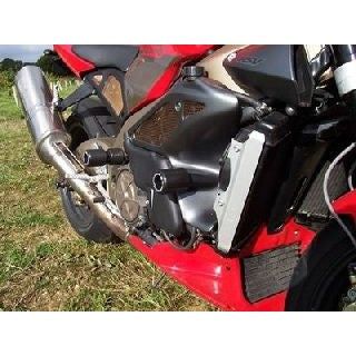 Load image into Gallery viewer, R&G Racing Black Classic Style Crash Protectors For 2003-2005 Aprilia Tuono 1000