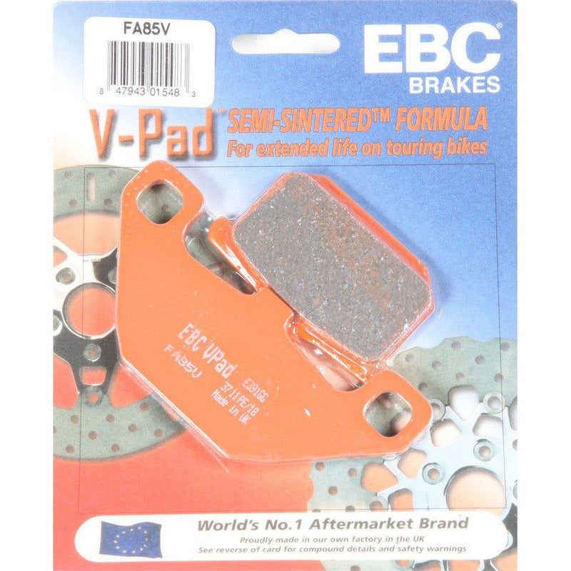 Load image into Gallery viewer, EBC 1 Pair V-Pad Semi-Sintered Touring Brake Pads MPN FA85V