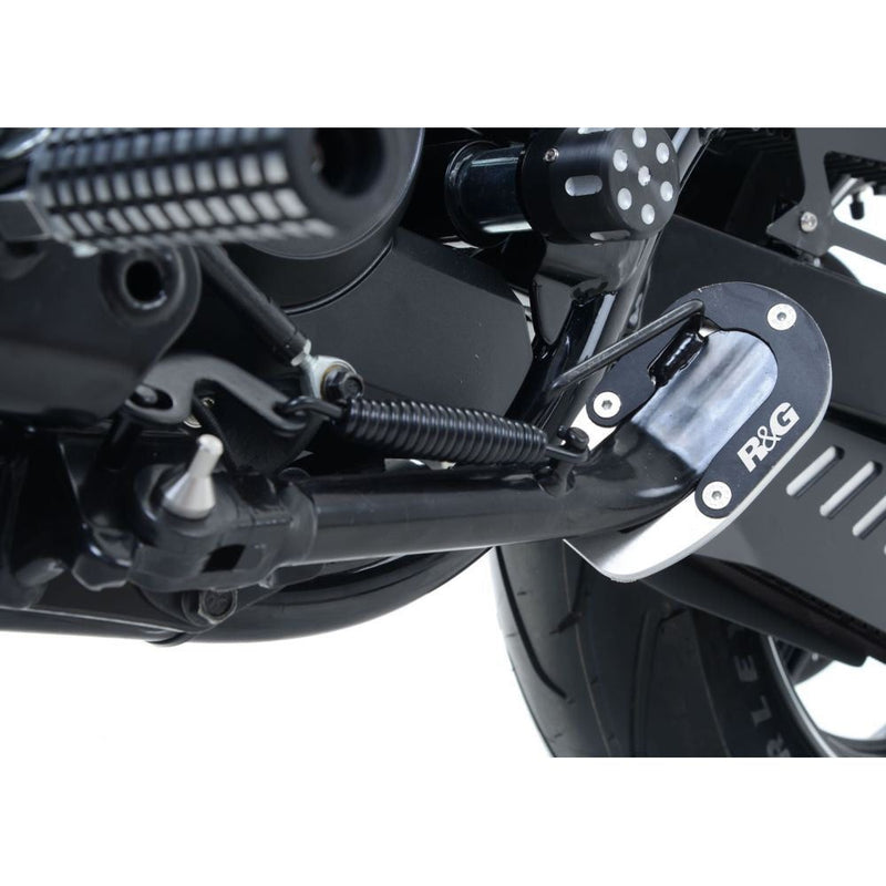 Load image into Gallery viewer, R&G Racing Silver Kickstand Shoe For 2015-2018 Harley-Davidson Street 500 XG500