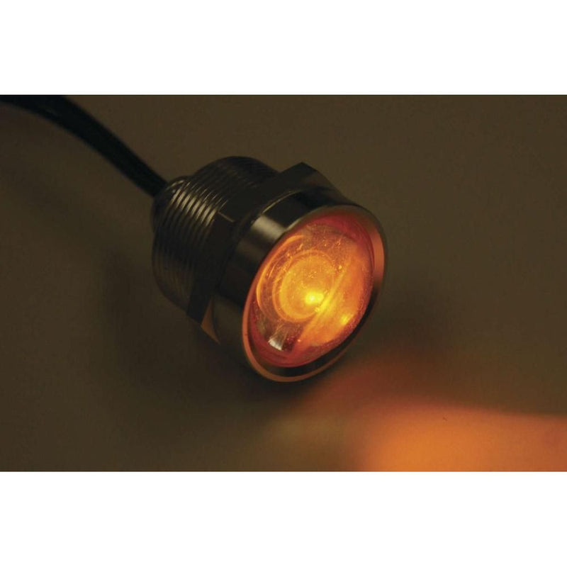Load image into Gallery viewer, Letric Lighting Royal Flush Mount G2 LED 3-Wire, 1", Polished/White/Amber