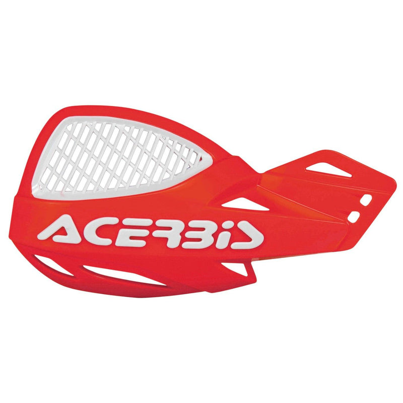 Load image into Gallery viewer, Acerbis Red/White Uniko Vented Handguards - 2072671005
