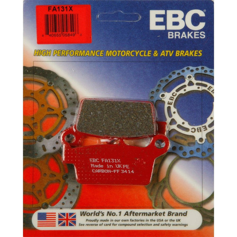 Load image into Gallery viewer, EBC 1 Pair FA-SFA-TT-X Premium Organic Replacement Brake Pads MPN FA131X