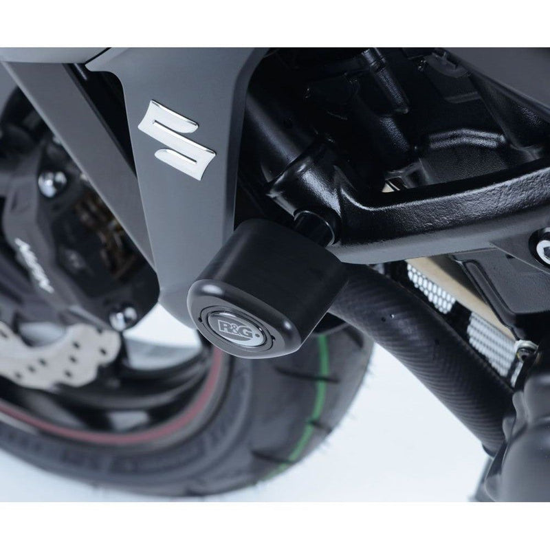Load image into Gallery viewer, R&G Racing Black Aero Style Crash Protection Bobbins For 2017-2024 Suzuki GSXS750
