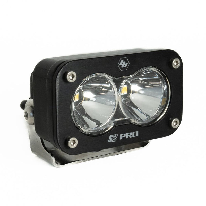 Load image into Gallery viewer, Baja Designs Auxiliary LED Light Pod Each Black Case S2 Pro Series Spot Pattern Clear Lens Universal 480001