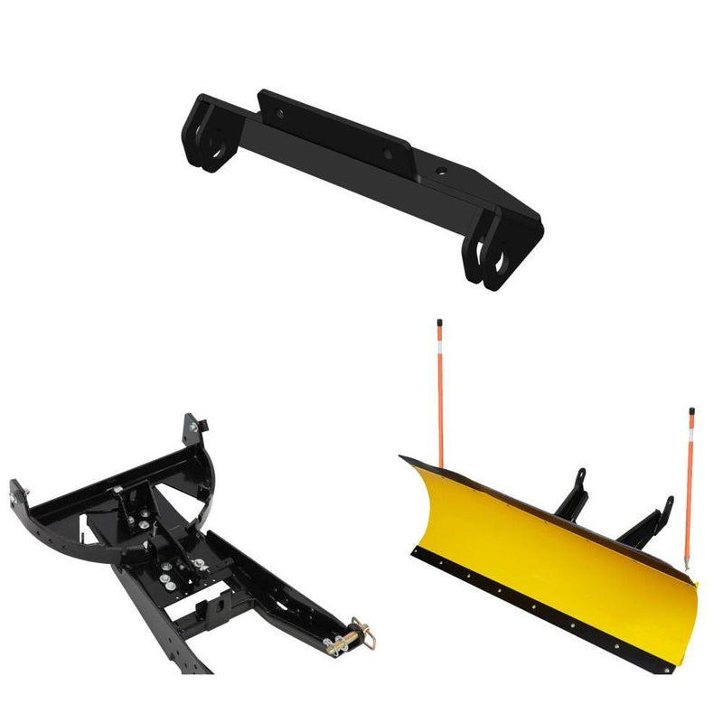 Load image into Gallery viewer, Denali Black UTV Snow Plow Kit For Kawasaki Teryx KRX 1000 2020-2021