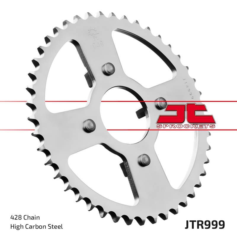 Load image into Gallery viewer, JT Sprockets Rear Steel Sprocket 42 Tooth 42T 428 Chain For Honda XL100S 1981-1985 JTR999.42