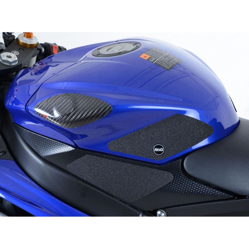 Load image into Gallery viewer, R&G Racing Clear Tank Traction Grip For 2012-2016 Yamaha YZF R6 EZRG906CL
