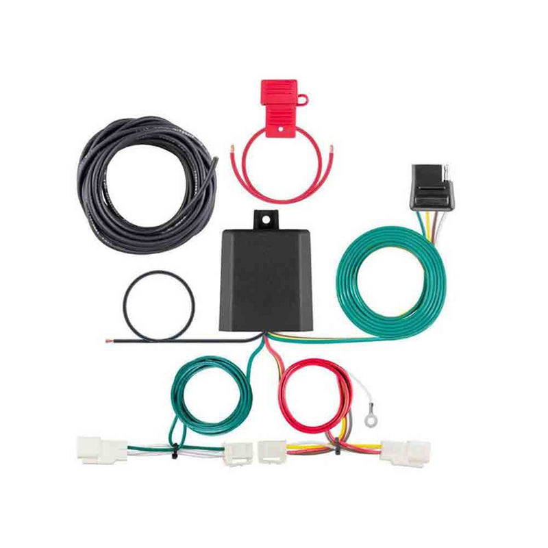 Load image into Gallery viewer, Curt Custom Wiring Harness, 4-Way Flat Output fits Select Mitsubishi Outlander PHEV and Toyota RAV4 (Replaced RE-67434)
