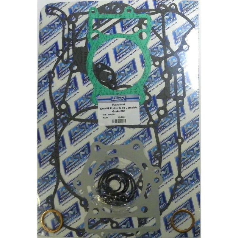 Load image into Gallery viewer, WSM Complete Gasket Kit For Kawasaki 400 Bayou 93-99 25-208