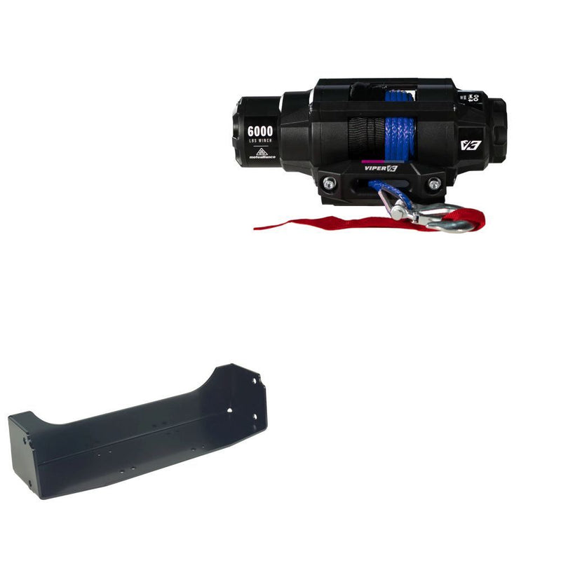 Load image into Gallery viewer, Viper 6000lbs V3 Winch Blue Rope With Mount For John Deer Gator XUV 825i 2011-2021