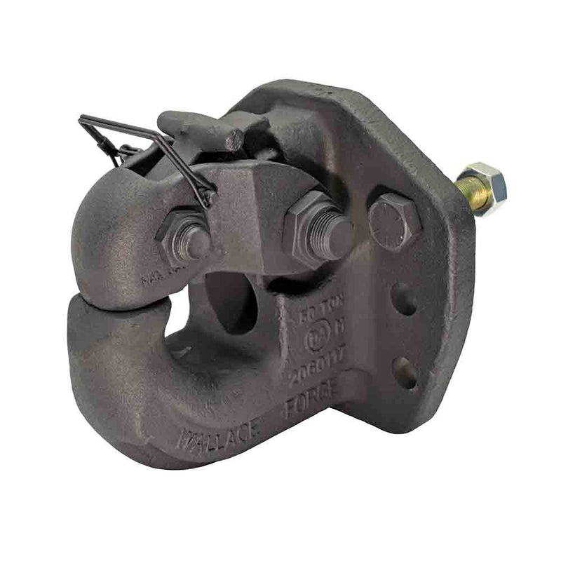 Load image into Gallery viewer, Wallace Forge 50 Ton 6 Bolt Rigid Mount Pintle Hook Without air Actuator