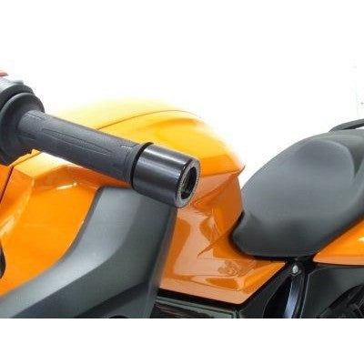 Load image into Gallery viewer, R&G Racing Black Bar End Sliders For 2009-2010 BMW F800R BE0049BK