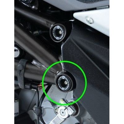 Load image into Gallery viewer, R&G Racing Black Lower Trellis Frame Plug For 2013-2019 MV Agusta Brutale 800