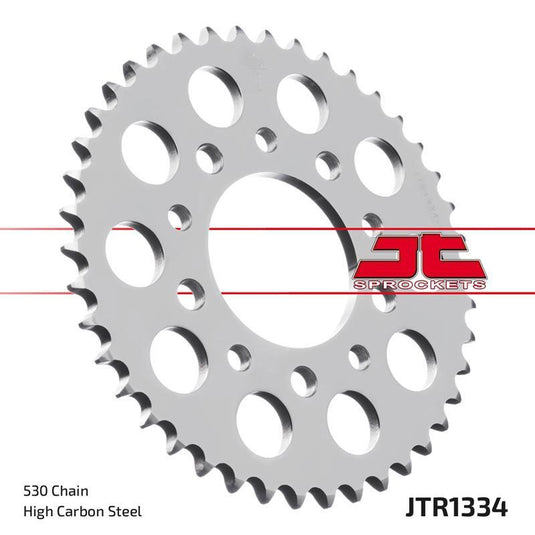 JT Sprockets Rear Steel Sprocket 44 Tooth 44T 530 Chain For Honda CB900F Super Sport F2-A,B,C,D 1979-1984 JTR1334.44